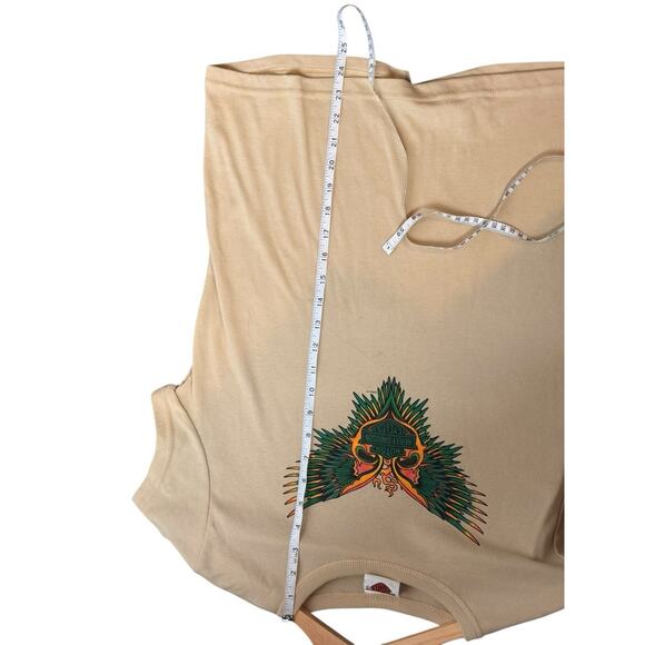 Harley Davidson Tattoo Sleeve Shirt Women Media Mesh Long Sleeve Biker USA Flame - Picture 14 of 16